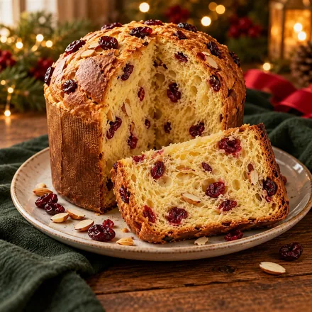 Arándanos rojos y almendras